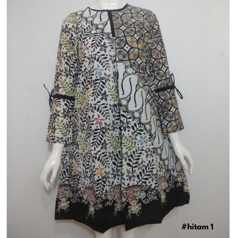 RAHAJENG TUNIK BATIK CAP COLET PREMIUM | DRESS BATIK CAP ASLI