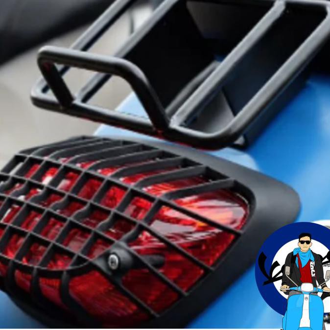 Grill stop vespa lx s aksesoris vespa matic