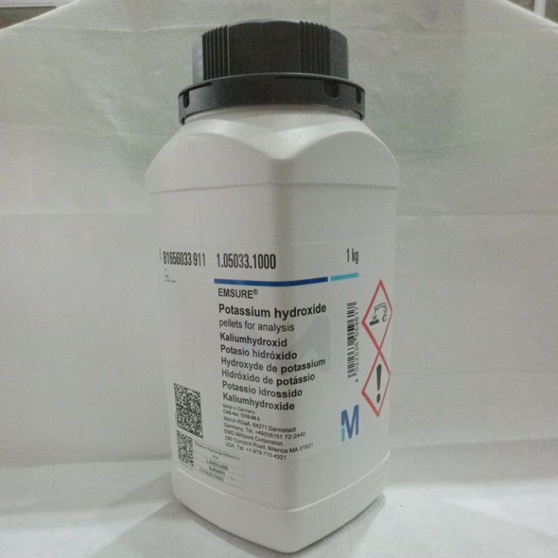 Potassium Hydroxide PA MERCK 1000 gr/Kalium Hydroxide MERCK