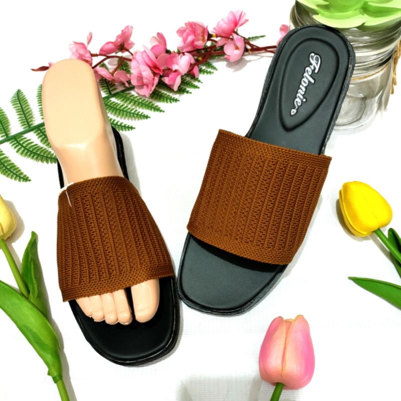 sandal wanita murah rajut import Felonie WM 01. Rajut terbaru. WAJIB BACA DESKRIPSI