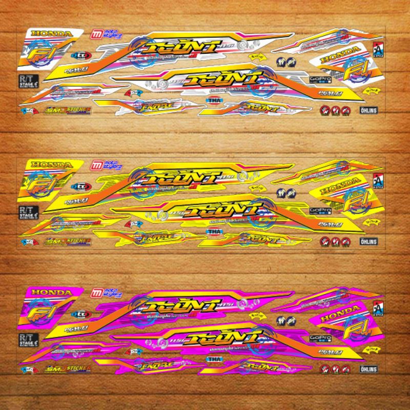 striping beat variasi sticker Lis bodi variasi beat fi