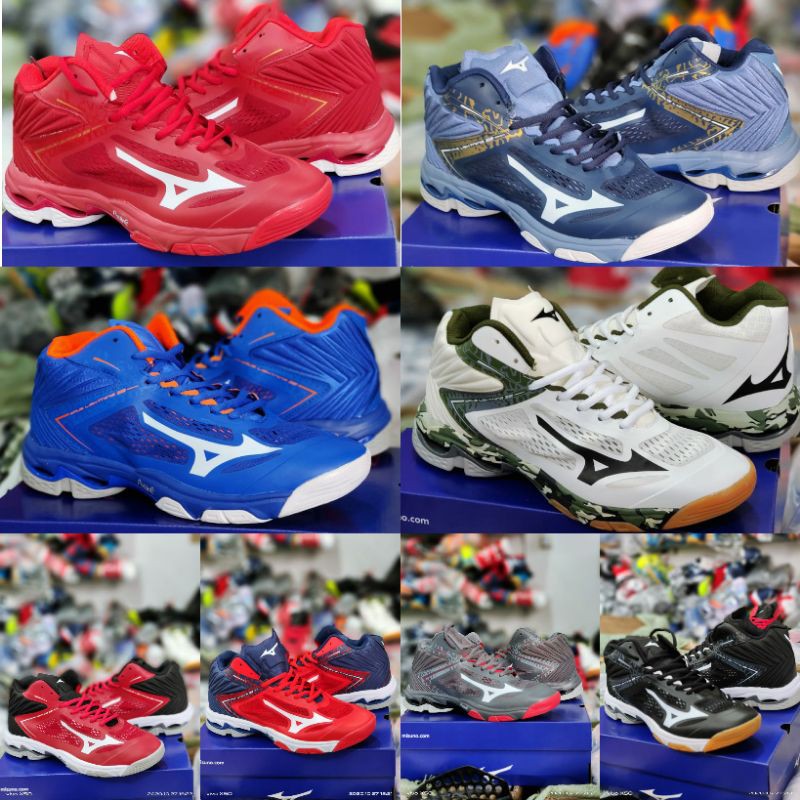 Mizuno wave lightning z5 mid mizuno wlz 5 mid premium sepatu voli