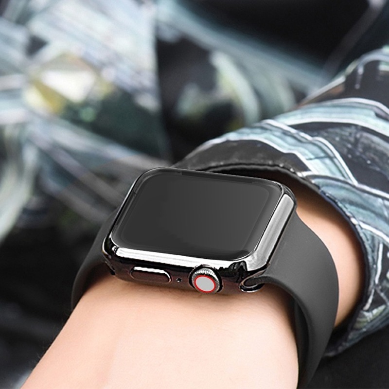 Untuk Apple case Seri SE 6 5 4 3 2 1 iwatch cover Pelindung 38mm 42mm 40mm 44mm frame TPU soft