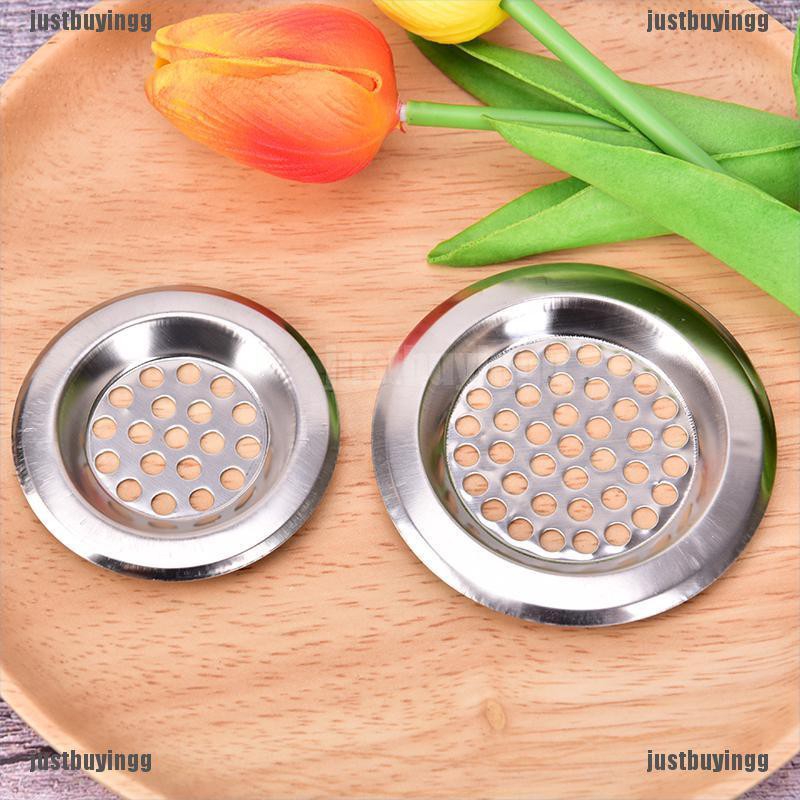 JB✪ Stainless Steel Kitchen Water Sink Strainer Cover Floor Bath Catcher Drain Plug