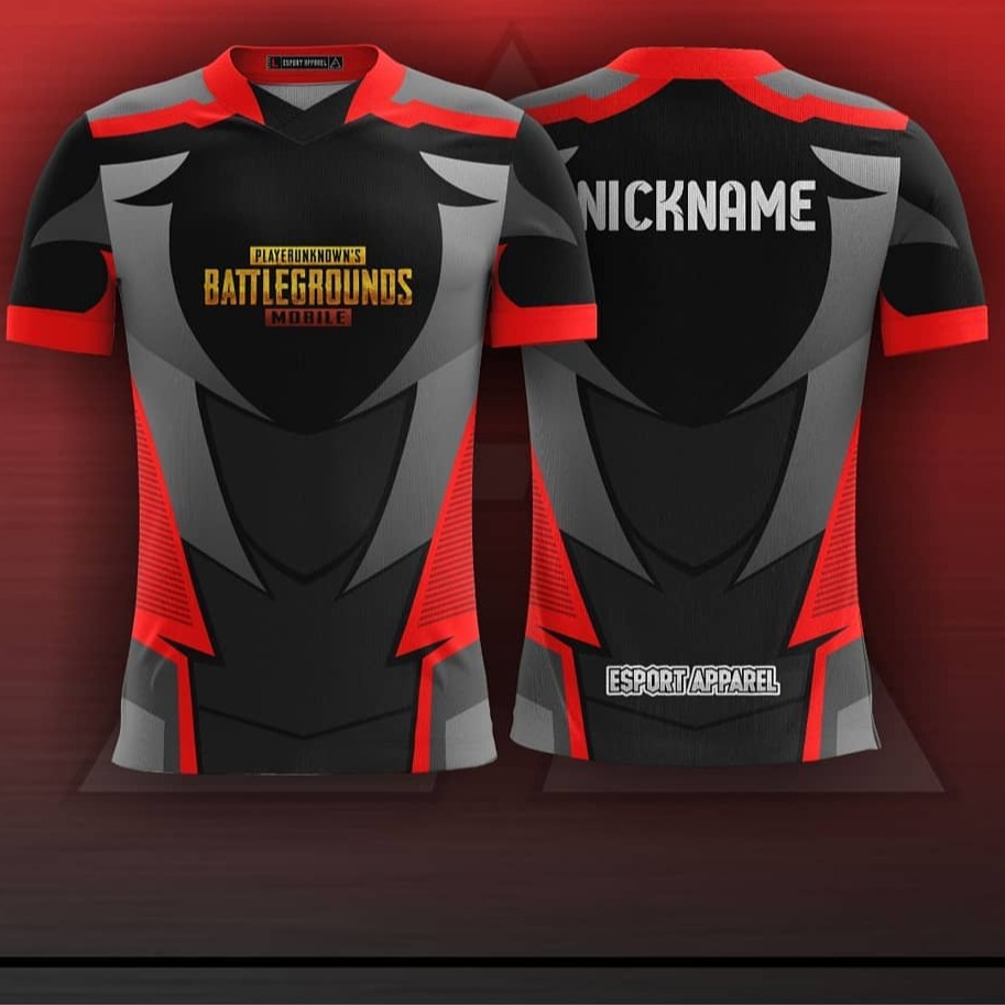 kaos gaming jersey custom pubg pubgm