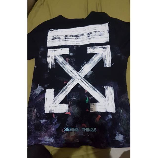 Off white galaxy tee