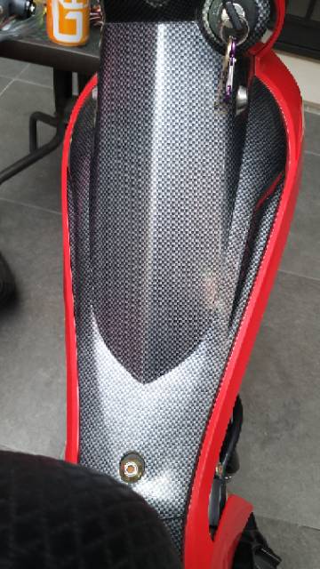 Sticker Skotlet Carbon Catur L50cm x P100cm Merk MCFix Stiker Karbon Kotak Body Kasar Halus Spion Dashboard Dasbor