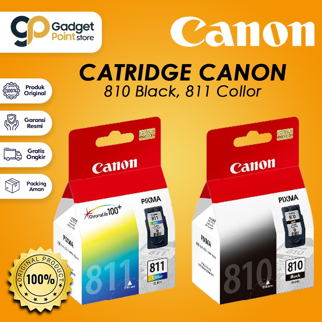 Tinta Canon Cartridge Canon PG810 PG811 | PG 810 PG 811 | PG-810 PG-811 Original