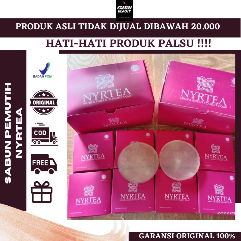 NYRTEA SOAP/SABUN PEMUTIH BADAN/BPOM/HALAL