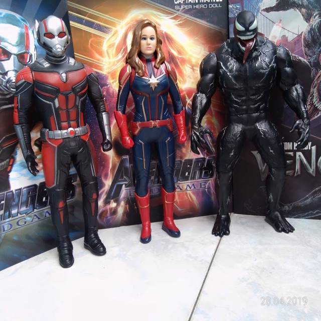 Action Figure Marvel Venom Tom Hardy Captain Marvel Antman