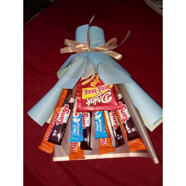 

buket snack /jajanan /murah /wajib sertakan kardus packing