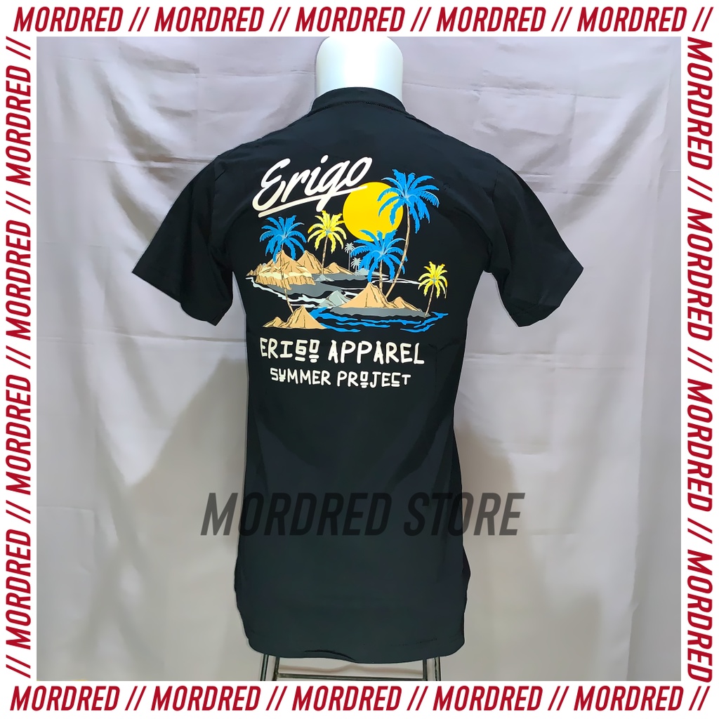 Erigo T-shirt Summer Project (Black) 100% Original Store
