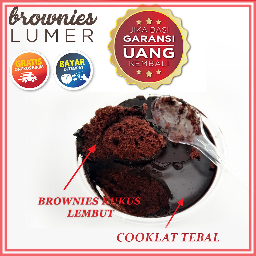 

Garansi Kue Brownies Kukus Cokelat Lumer Lembut dan Meleleh di Mulut Aman Sampai Tujuan