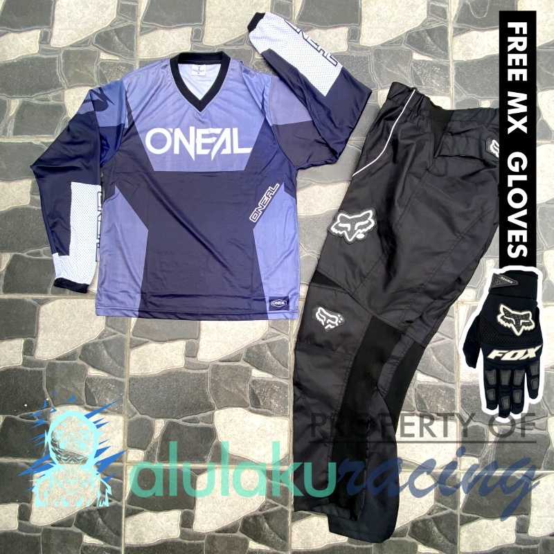 Jersey &amp; Celana MX Trail Motocross - Paket Bundling ONCT0201-F41