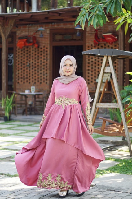 Garbera Dress Cantik Untuk Pesta dan Kondangan Mewah Elegan