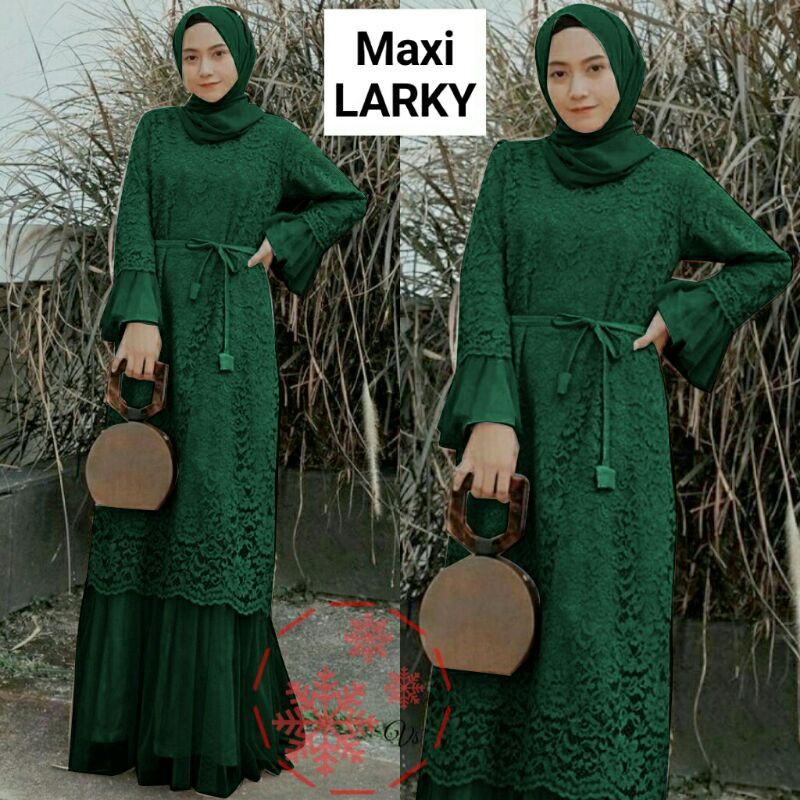 RATUTU LARKY BRUKAT CORNELI / MAXI BRUKAT  / GAMIS BRUKAT TILE /GAMIS BRUKAT PREMIUM SIZE M-L XL-XXL