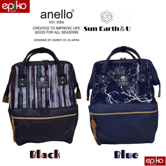 Anello Sun Earth &amp- U Tas Ransel Trendy &#40-ORIGINAL&#41- - PRIA/WANITA