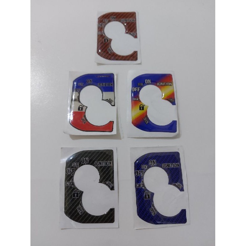 STICKER EMBLEM TUTUP KUNCI KONTAK VARIO 125 150 2015-2017