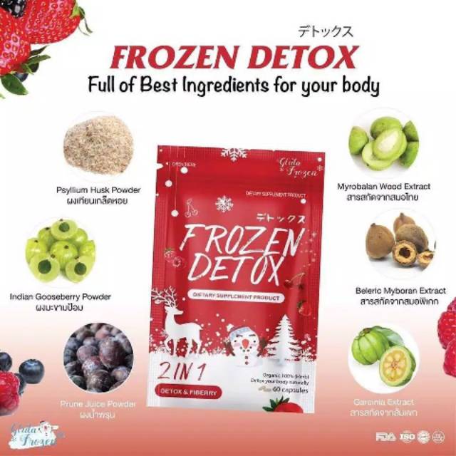 FROZEN DETOX SUPLEMEN PELANGSING HALAL BPOM