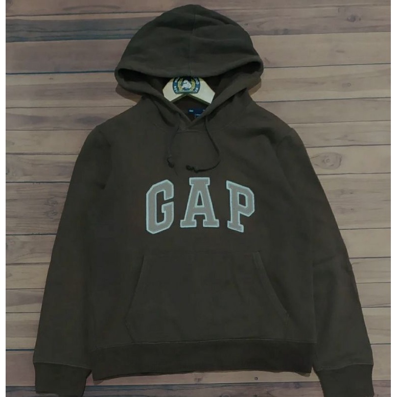 hoodie gap coklat