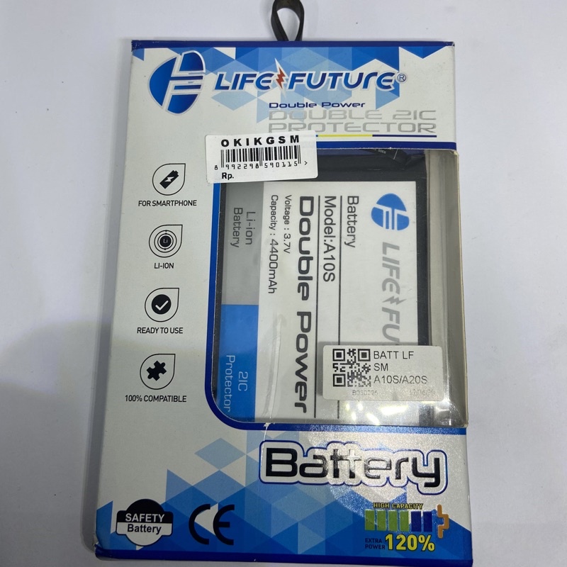 Double Power Baterai Samsung A10s / Baterai Samsung A20s Life Future