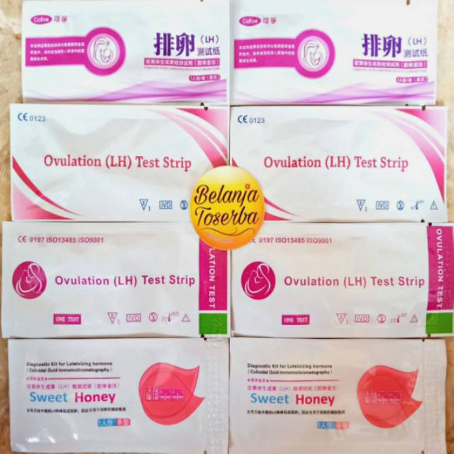 Ovulation Test / Ovulasi Masa Subur / Testpack Kesuburan Promil / Baby Test / LH Ovutest Strip see