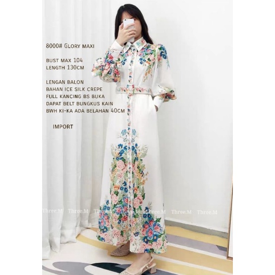 MDLV ~ 8000 GLORY MAXI // GAMIS IMPORT // LONG DRESS // FASHION MUSLIM IMPORT