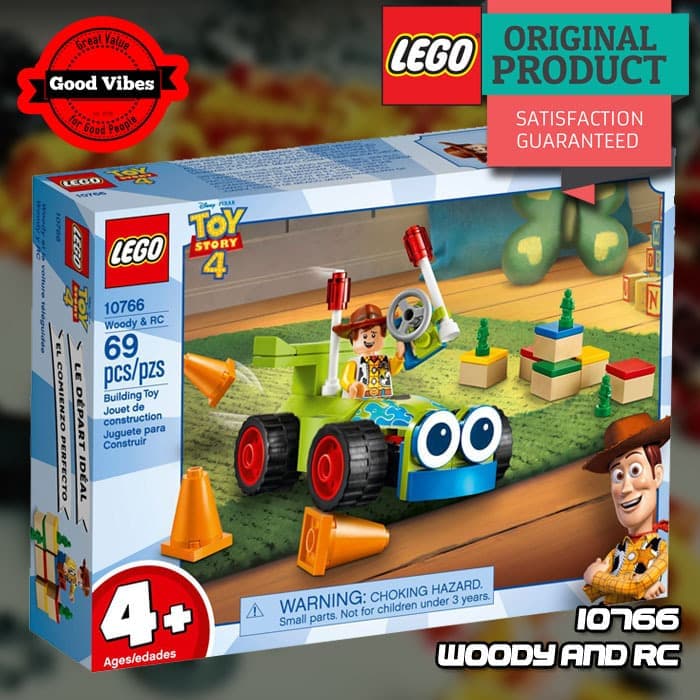 PROMO EKSKLUSIF Lego Original Toy Story 10766 Woody And Rc - Mainan Anak Edukasi Lego BERKUALITAS