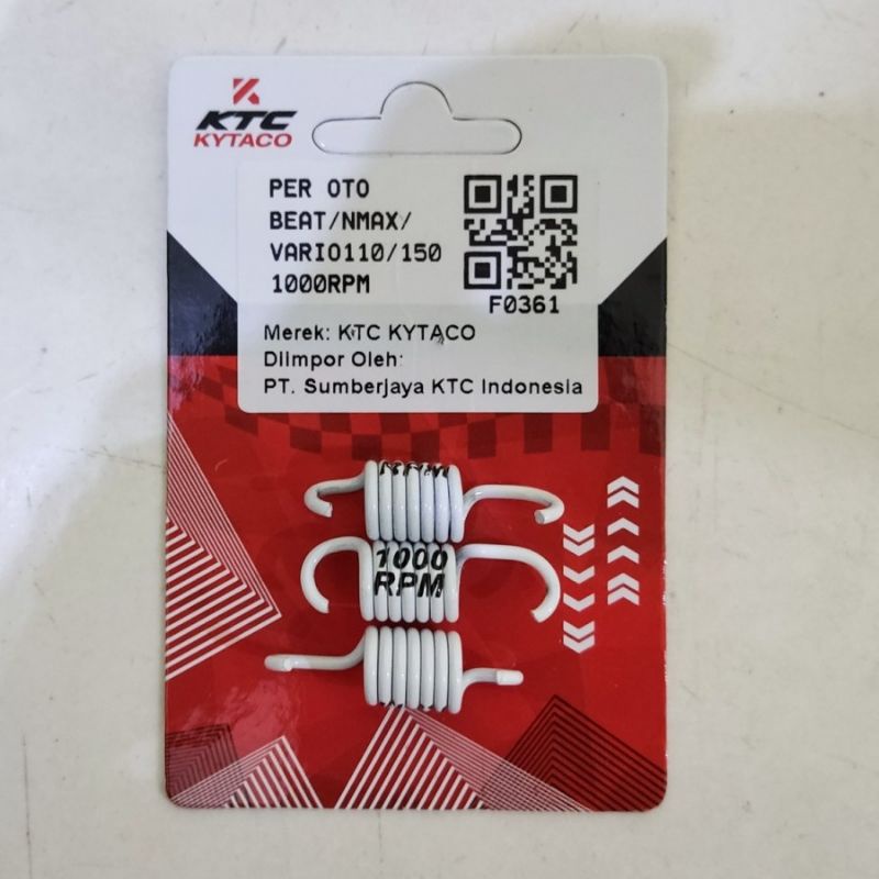 Per Sentri Otomatis Kampas Ganda Kecil KTC KYTACO NMAX VARIO AEROX BEAT MIO 1000 RPM 1500 RPM 2000 RPM