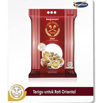 

TERBARU Terigu Cakra Kembar Emas untuk Roti Oriental kemasan 5kg