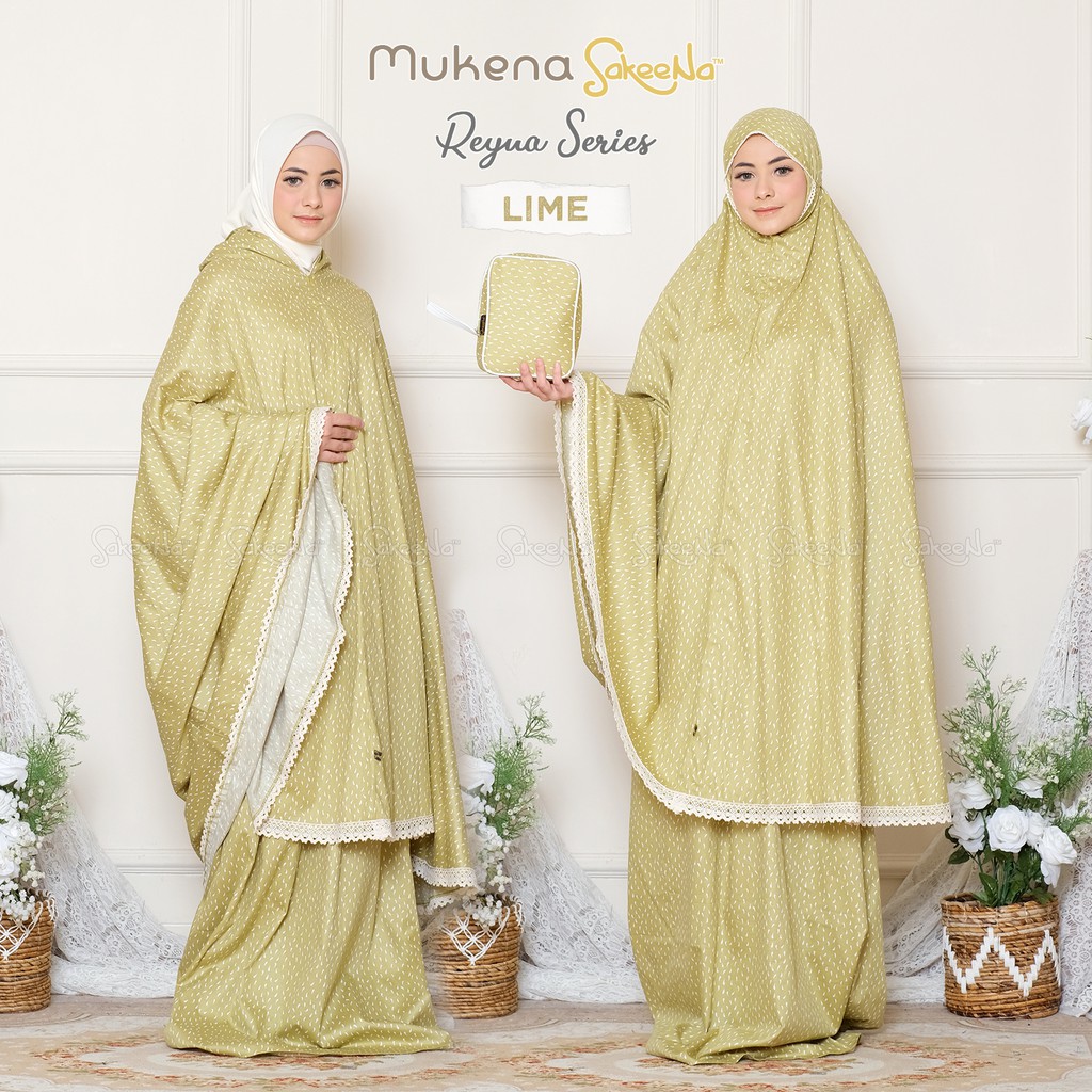 MUKENA SAKEENA - Reyna Series 2 in 1 Katun Jepang