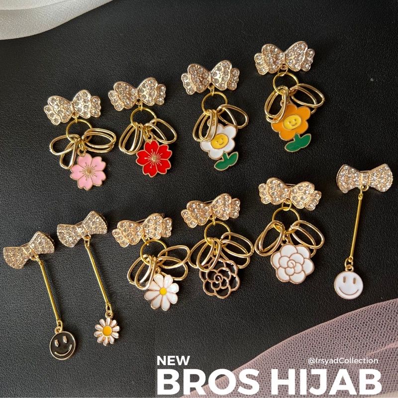 bros hijab cantik model kekinian , aksesories tambahan hijab