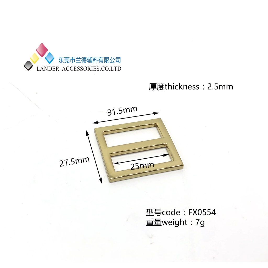 Lander Ring 8 / Ring jalan / Shiny Gold / 25mm / FX0554