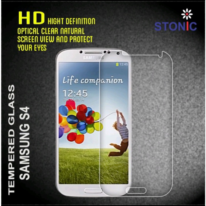 Tempered Glass Protector/Anti Gores Kaca HP/Smartphone Samsung S4 Pelindung Layar Handphone