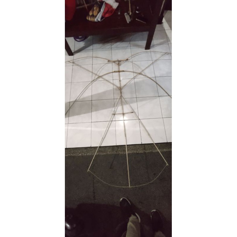 orderan khusus rangka layangan celepuk bali knockdown lebar 2 meter