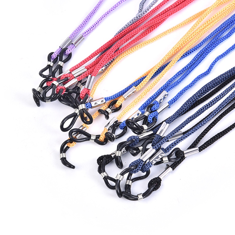 12pcs / lot Strap Leher Bahan Nilon Warna-Warni Untuk Kacamata