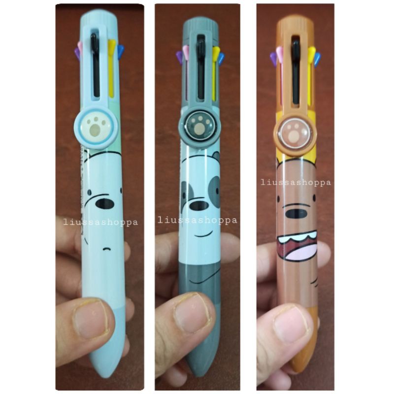 

Pen Miniso - We Bare Bears Ballpoint Pen 8 Colors