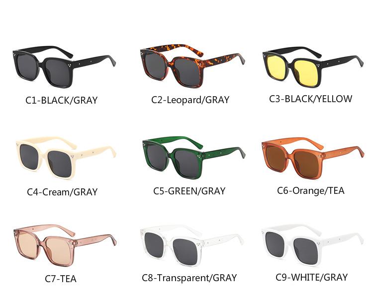 Fashion ins trend street shooting retro sunglasses for men and women