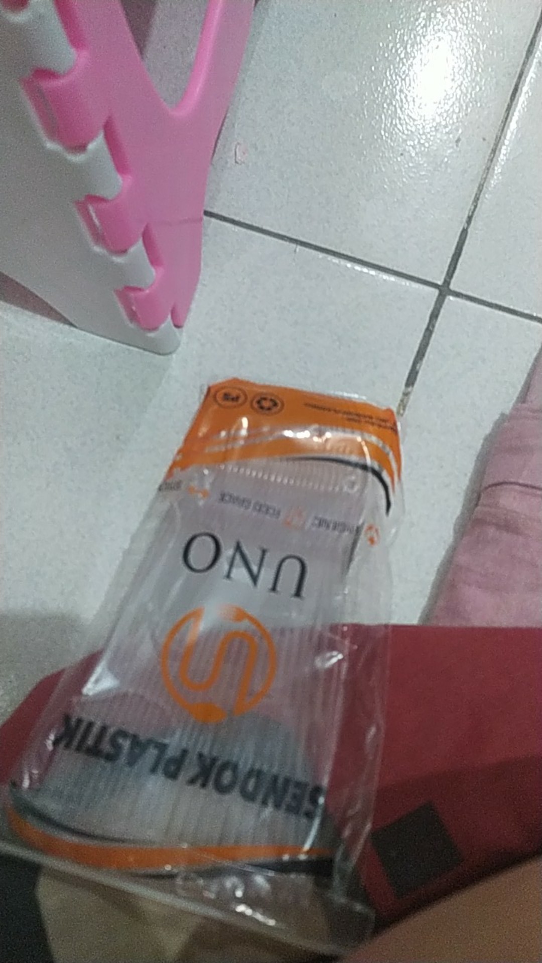 Sendok Makan Plastik Bening Isi 25