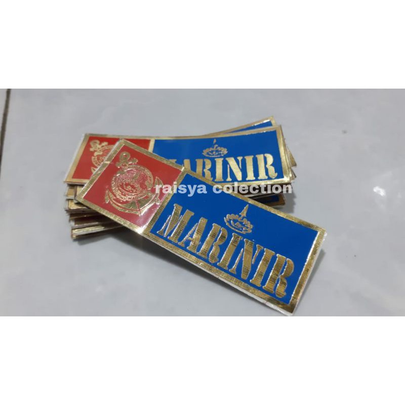 stiker marinir / stiker plat nomor marinir