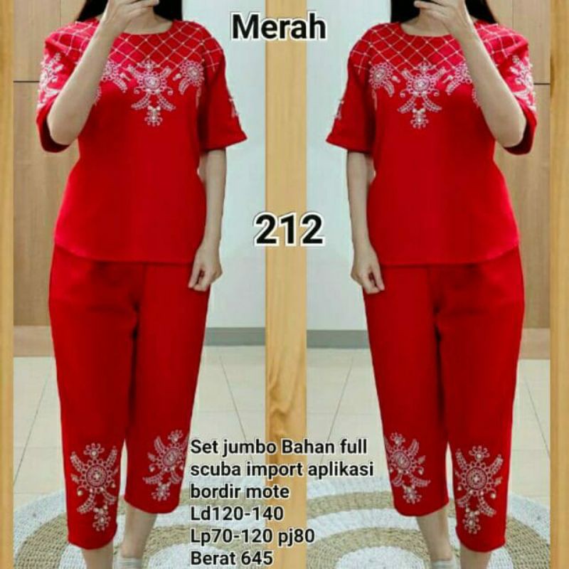 212 Set jumbo full scuba import aplkiasi bordir mote Ld 120