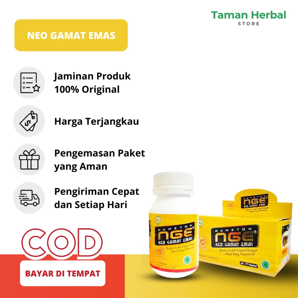 Jual Kapsul Nge Neo Gamat Emas Isi Kapsul Shopee Indonesia