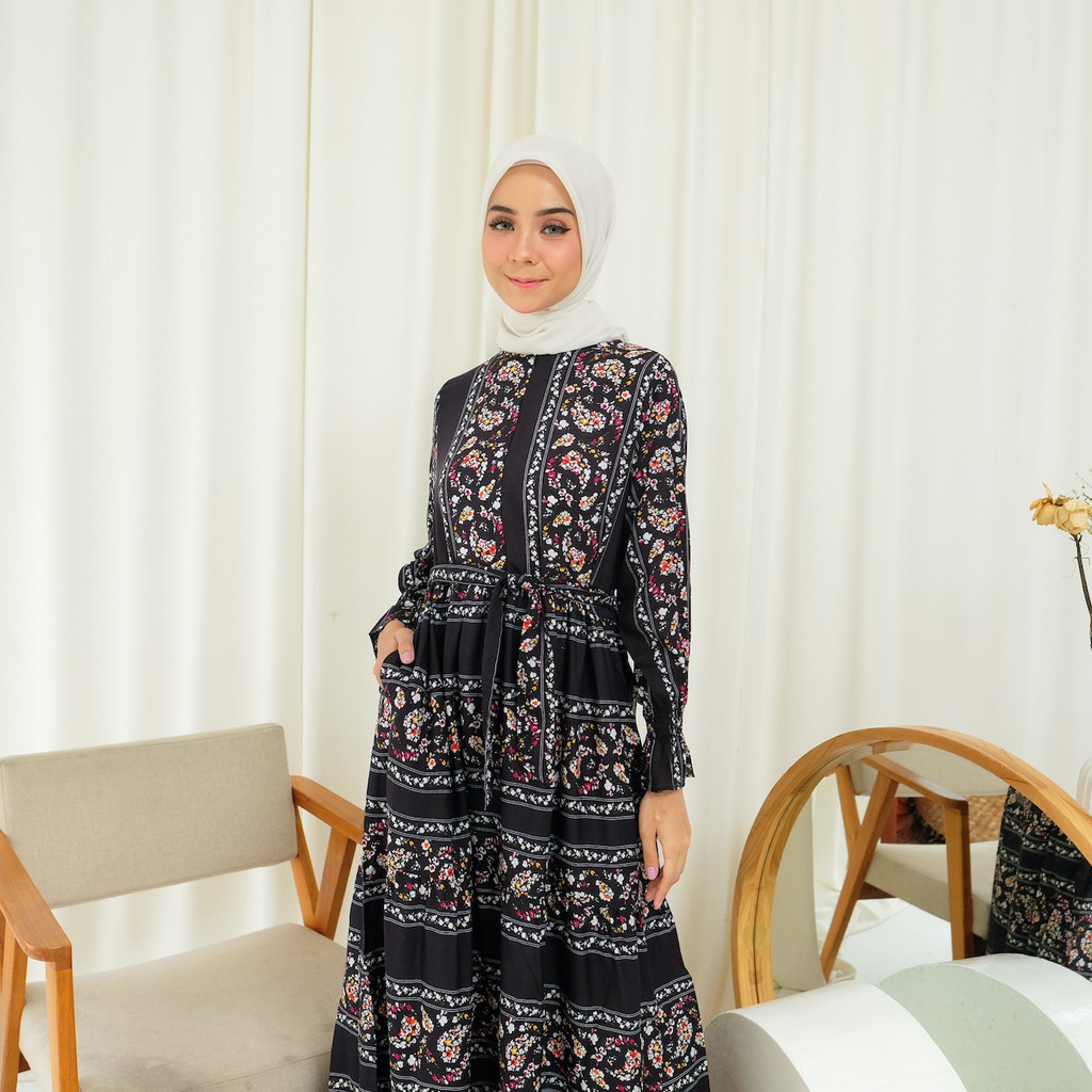 KHIRANI BLACK S Gamis Baneska