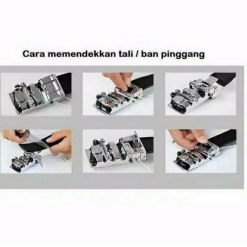 Sabuk Rel Pria Ikat Pinggang import