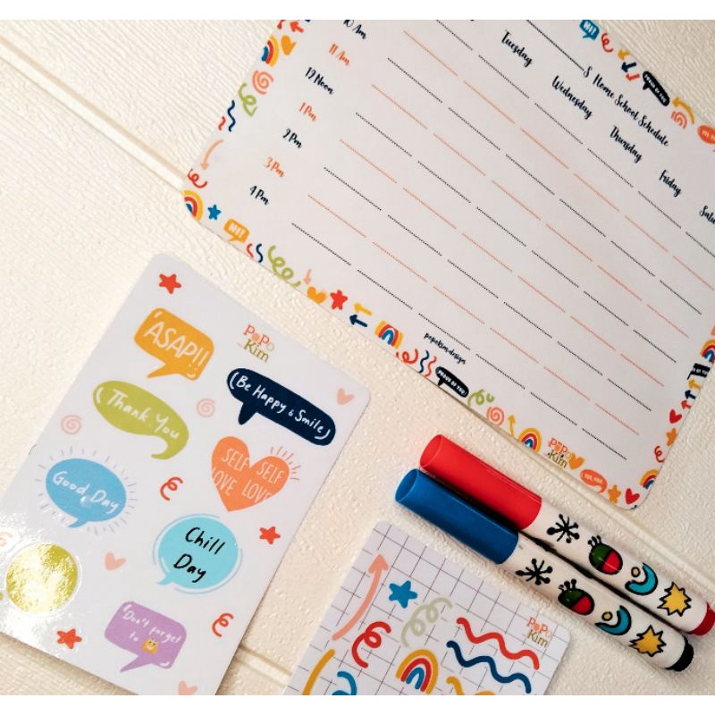 

School Schedule/Art carton/A5/laminating