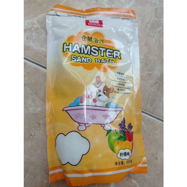 Pasir Mandi Hamster / Bathing Sand Shun Da 500gr