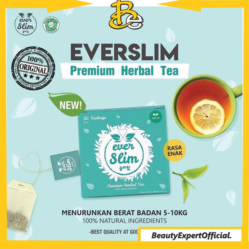 ⭐️ Beauty Expert ⭐️ Everwhite Herbal Natural Tea / Everslim Premium Herbal Natural Tea 1 BOX