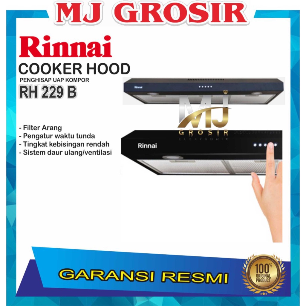 COOKER HOOD RINNAI RH 229 B RH229B EXHAUST KOMPOR