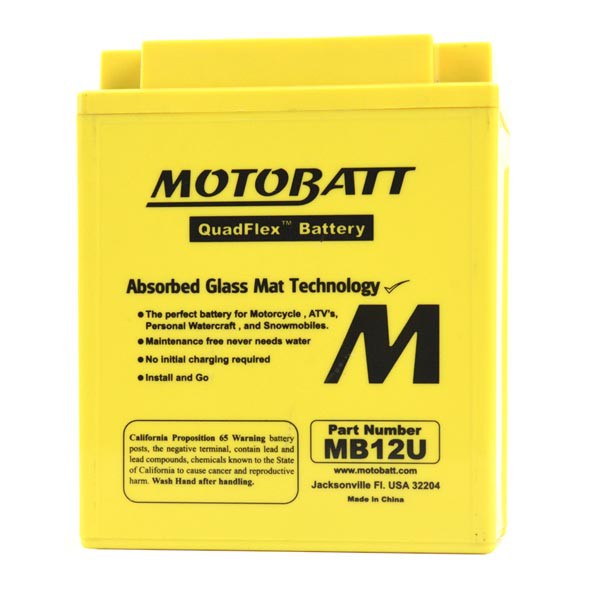 Motobatt Quadflex MB12U - 15Ah (Garansi 1 Tahun)