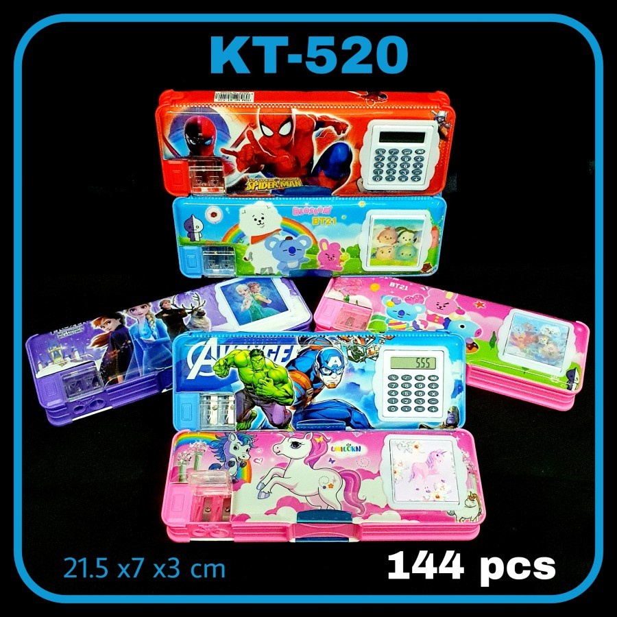 

SJS Kotak Pensil Magnet Kalkulator/Tempat Pensil/Pencil Case